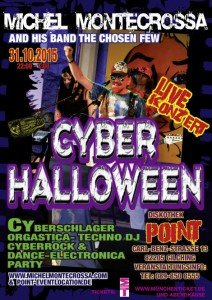 Cyberhalloween-Konzert-Plakat